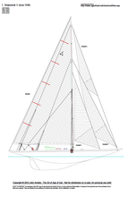 Load image into Gallery viewer, 1930 America's Cup contender Shamrock V model plans