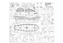 Load image into Gallery viewer, Great Lakes Snow HMS Ontario 1780 - 1:48 scale