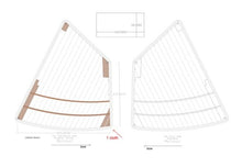 Load image into Gallery viewer, Full set of pre-sewn sails for MarisStella HMS Ontario kit.
