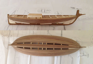 Traditional Adriatic fishing and cargo vessel Trajta  - 1:20 scale