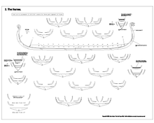 Load image into Gallery viewer, Viking Longship/Drakkar Model Plan 3
