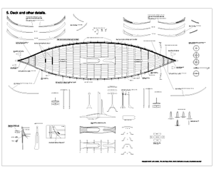 Viking Longship/Drakkar Model Plan 5