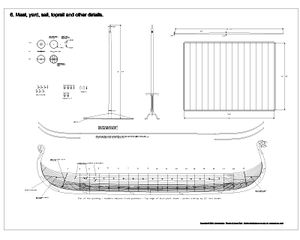 Viking Longship/Drakkar Model Plan 6