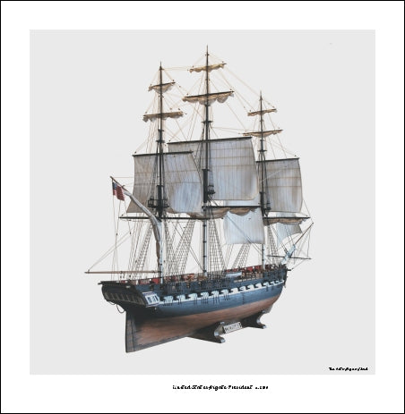 United States frigate President c. 1800